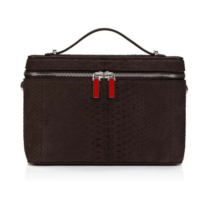 Djanis – Crossbody-väska – Pythonläder – Cafe