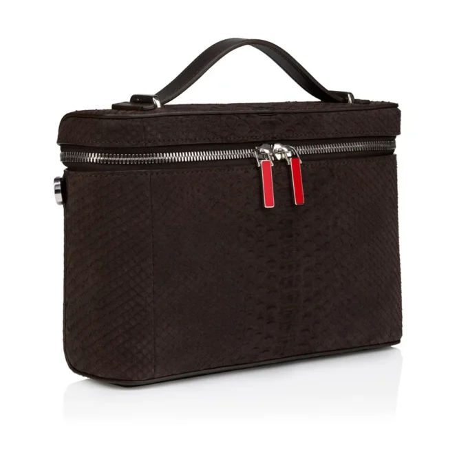 Djanis – Crossbody-väska – Pythonläder – Cafe