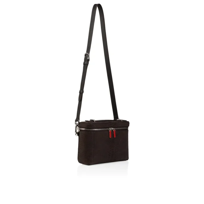 Djanis – Crossbody-väska – Pythonläder – Cafe