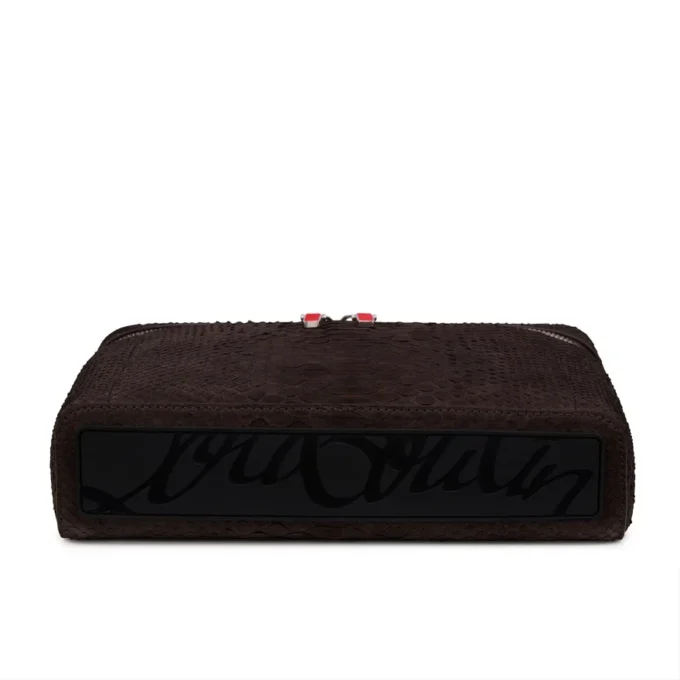 Djanis – Crossbody-väska – Pythonläder – Cafe