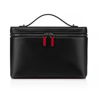 Djanis – Crossbody-väska – Slät kalvskinn – Svart
