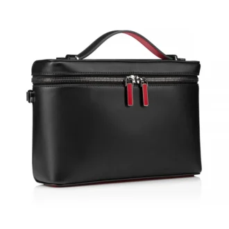 Djanis – Crossbody-väska – Slät kalvskinn – Svart