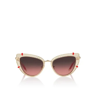 Dolly Lb0002 – Solglasögon – Metall – Guld
