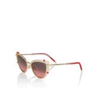 Dolly Lb0002 – Solglasögon – Metall – Guld