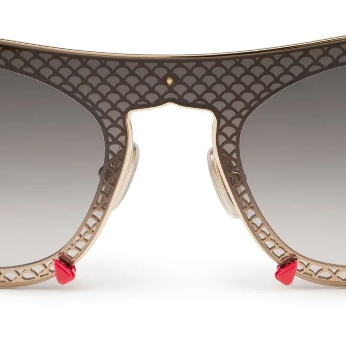 Dolly Lb0007 – Solglasögon – Metall – Guld Dolly Lb0007 – Solglasögon – Metall – Guld