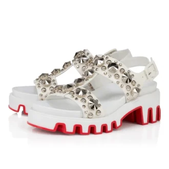 Duni Extazza – Sandaler – Lammnappaläder – Bianco – Dam