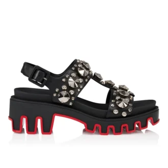 Duni Extazza – sandaler – lammnappaläder – svart – dam