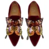 Farfajour – Loafers – Sammet – Vinröd – Herr Farfajour – Loafers – Sammet – Vinröd – Herr