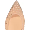 Follies Strass – Ballerinaskor – Mesh, kalvskinn i mocka och strass – Ljus siden – Dam Follies Strass – Ballerinaskor – Mesh, kalvskinn i mocka och strass – Ljus siden – Dam