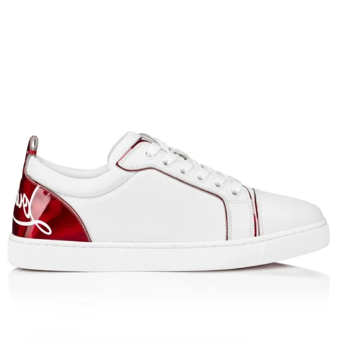 Fun Louise Junior – Sneakers – Kalvskinn och psykiskt lackläder – Vit – Dam Fun Louise Junior – Sneakers – Kalvskinn och psykiskt lackläder – Vit – Dam