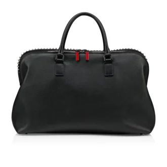 Funky – Duffle Bag – Kornat kalvskinn och spikar – Svart