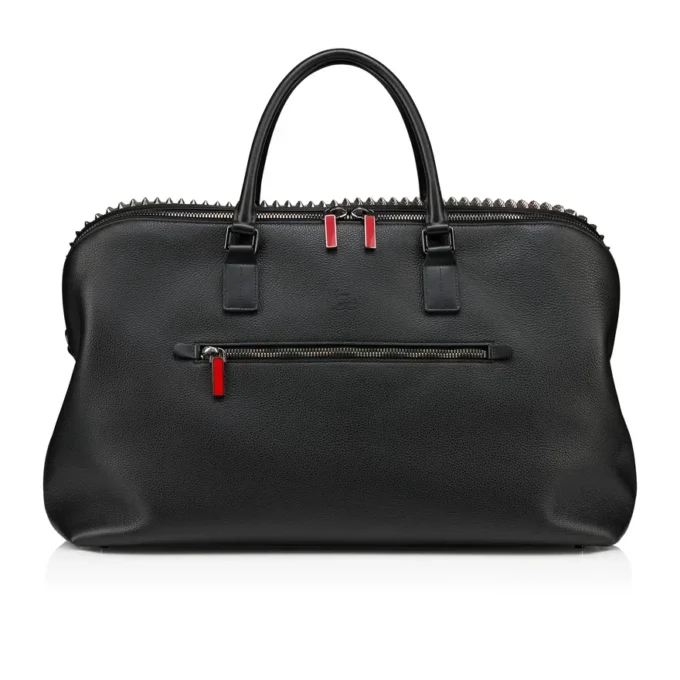 Funky – Duffle Bag – Kornat kalvskinn och spikar – Svart Funky – Duffle Bag – Kornat kalvskinn och spikar – Svart