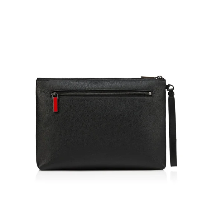 Funky – Pouch – Kornat kalvskinn och spikar – Svart Funky – Pouch – Kornat kalvskinn och spikar – Svart