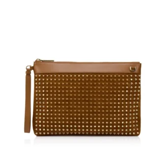 Funky – Pouch – Vänd kalvskinn och spikar – Rhea