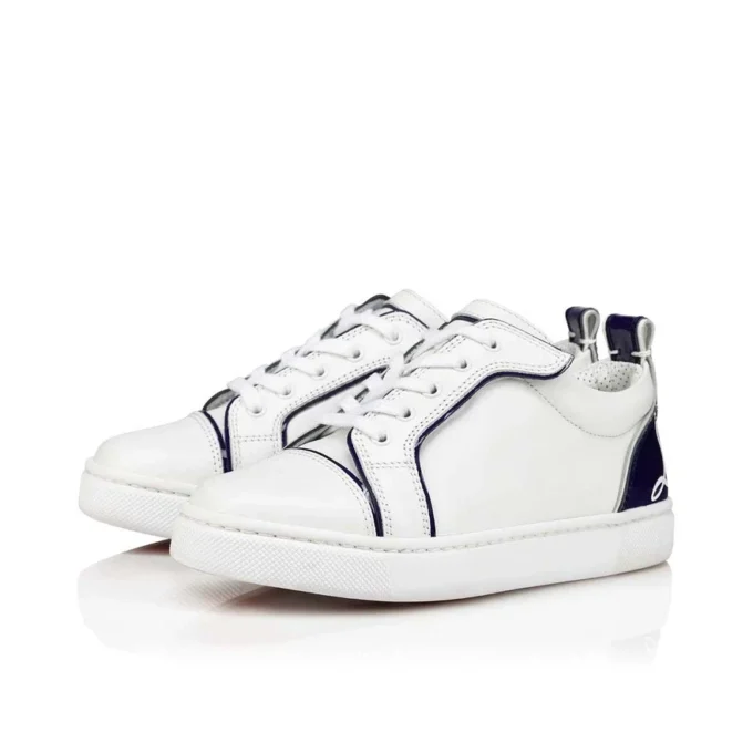 Funnyto – Låga Sneakers – Kalvskinn – Blå – Barn Funnyto – Låga Sneakers – Kalvskinn – Blå – Barn