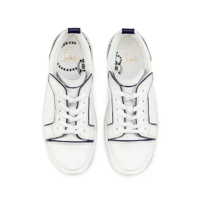 Funnyto – Låga Sneakers – Kalvskinn – Blå – Barn Funnyto – Låga Sneakers – Kalvskinn – Blå – Barn