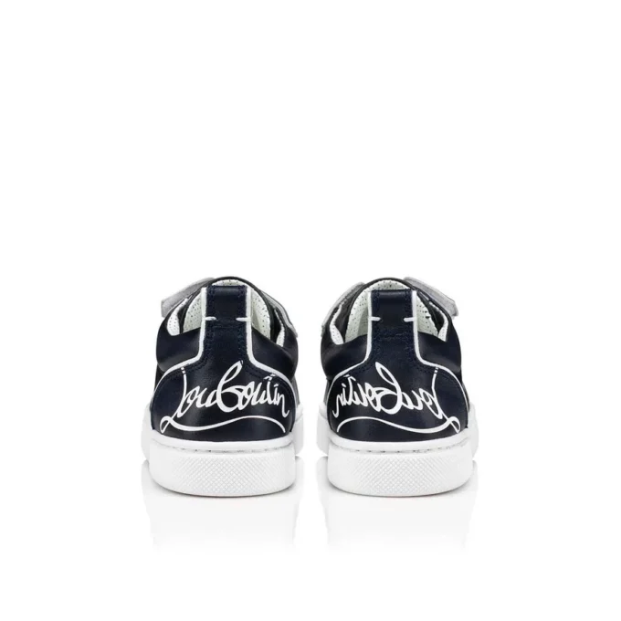Funnyto – Låga Sneakers – Kalvskinn – Marinblå – Barn Funnyto – Låga Sneakers – Kalvskinn – Marinblå – Barn