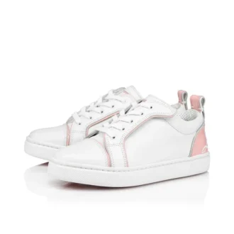 Funnyto – Låga Sneakers – Kalvskinn – Rosy – Barn