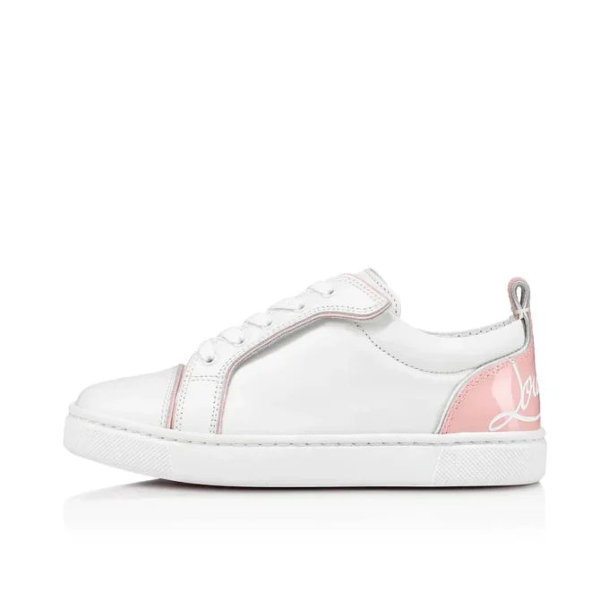Funnyto – Låga Sneakers – Kalvskinn – Rosy – Barn