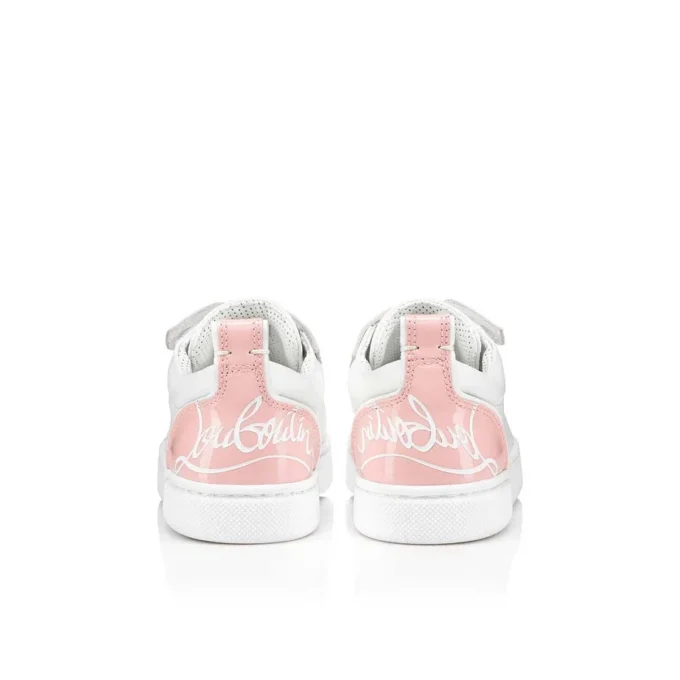 Funnyto – Låga Sneakers – Kalvskinn – Rosy – Barn