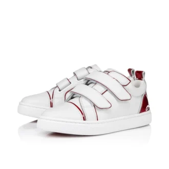 Funnyto Scratch – Sneakers – Kalvskinn och lackat kalvskinn Psychic – Bianco – Barn