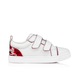 Funnyto Scratch – Sneakers – Kalvskinn och lackat kalvskinn Psychic – Bianco – Barn