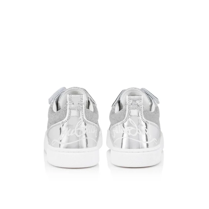 Funnyto – Sneakers – Glittrande kalvskinn – Silver – Barn Funnyto – Sneakers – Glittrande kalvskinn – Silver – Barn