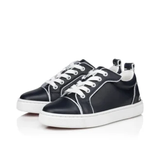 Funnyto – Sneakers – Kalvskinn – Marinblå – Barn