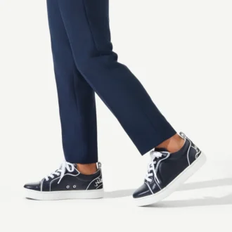Funnyto – Låga Sneakers – Kalvskinn – Marinblå – Barn