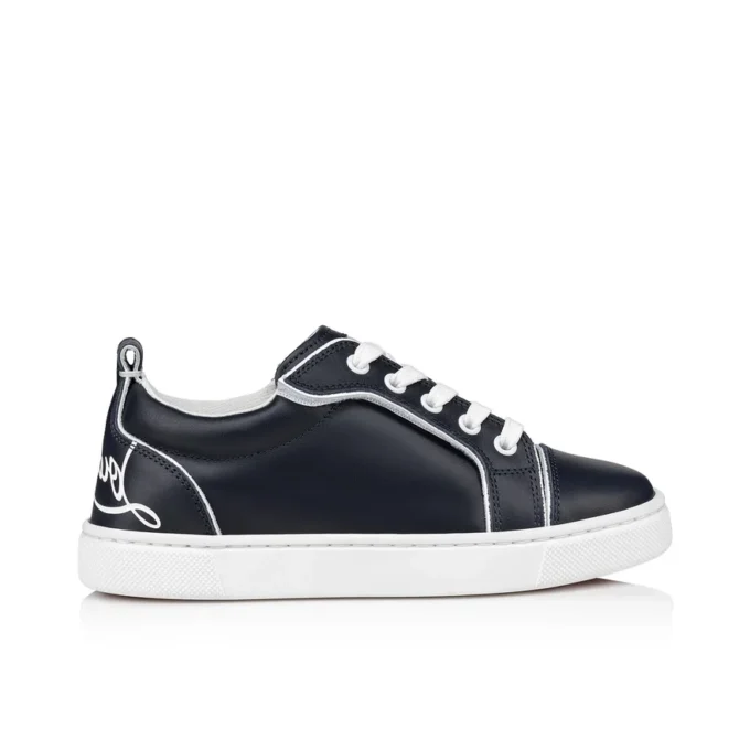 Funnyto – Sneakers – Kalvskinn – Marinblå – Barn Funnyto – Sneakers – Kalvskinn – Marinblå – Barn