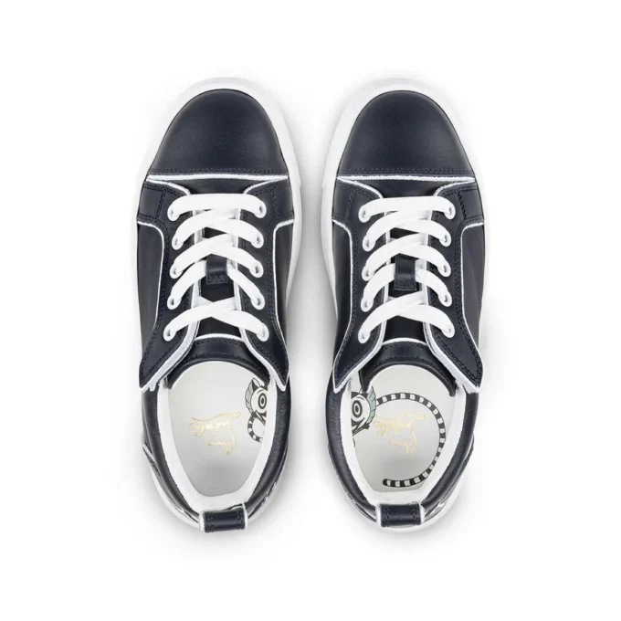 Funnyto – Sneakers – Kalvskinn – Marinblå – Barn Funnyto – Sneakers – Kalvskinn – Marinblå – Barn