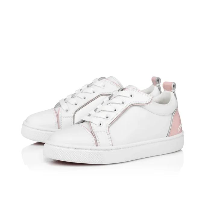 Funnyto – Sneakers – Kalvskinn och lackat kalvskinn – Rosy – Barn Funnyto – Sneakers – Kalvskinn och lackat kalvskinn – Rosy – Barn