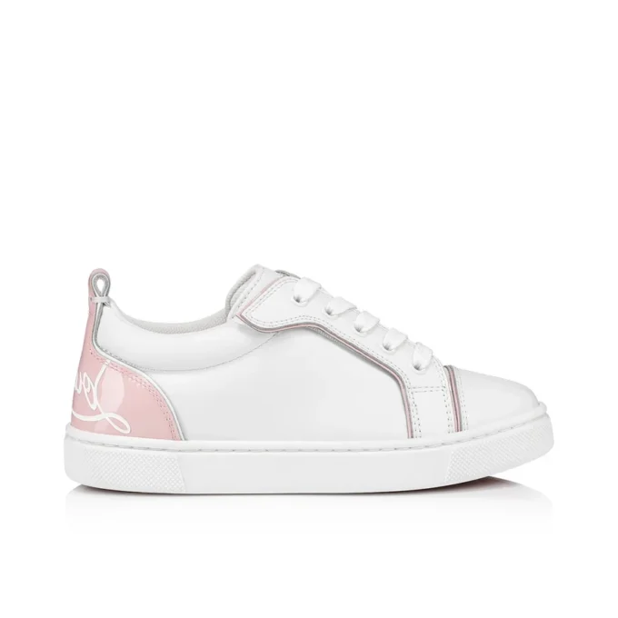 Funnyto – Sneakers – Kalvskinn och lackat kalvskinn – Rosy – Barn Funnyto – Sneakers – Kalvskinn och lackat kalvskinn – Rosy – Barn