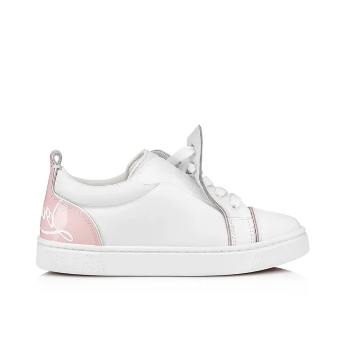 Funnyto – Sneakers – Kalvskinn och lackat kalvskinn – Rosy – Barn Funnyto – Sneakers – Kalvskinn och lackat kalvskinn – Rosy – Barn
