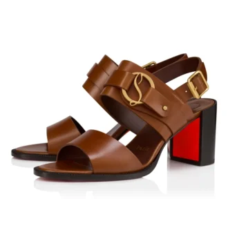Her in Roma – 70 mm sandaler – patinerat kalvskinn – mörk karminröd – dam