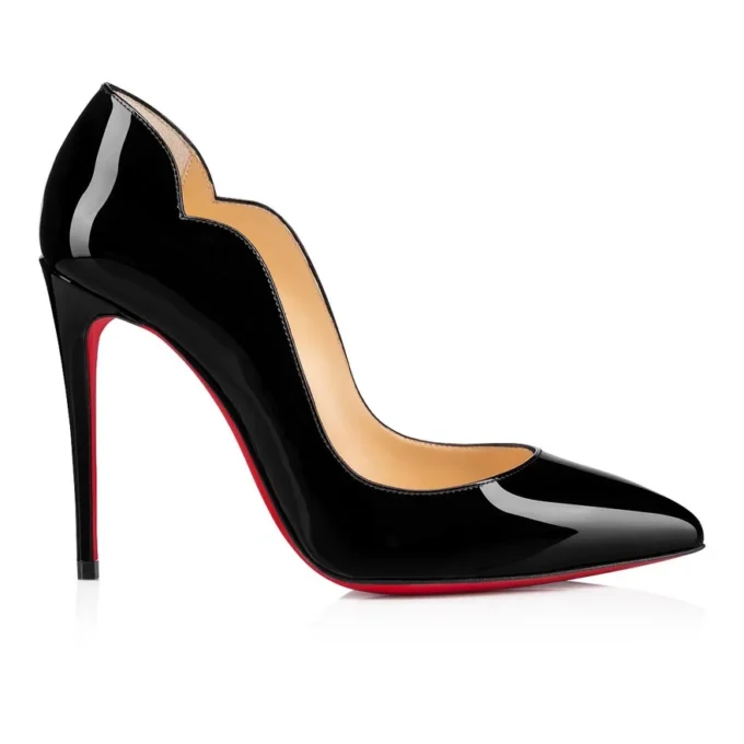 Hot Chick – 100 mm pumps – lackat kalvskinn – svart – dam Hot Chick – 100 mm pumps – lackat kalvskinn – svart – dam