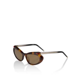 Hot Chick Lb0010 – Solglasögon – Acetat – Mörk havanna