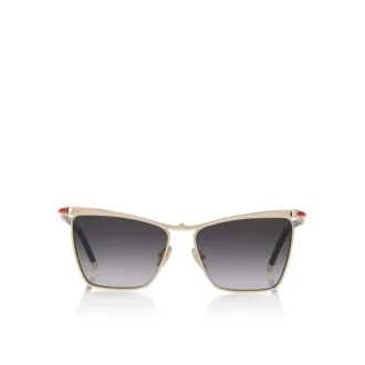 Hot Chick Lb0020 – Solglasögon – Metall – Guld
