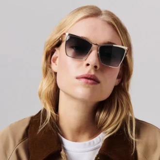 Hot Chick Lb0020 – Solglasögon – Metall – Guld