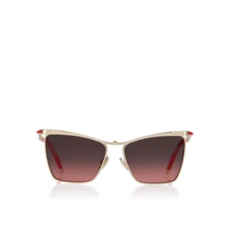 Hot Chick Lb0020 – Solglasögon – Metall – Guld-rök