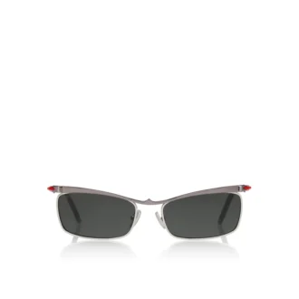 Hot Chick Lb0021 – Solglasögon – Metall – Mörk rutenium