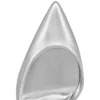 Iriza – 100 mm pumps – laminerat nappaläder – silver – dam Iriza – 100 mm pumps – laminerat nappaläder – silver – dam