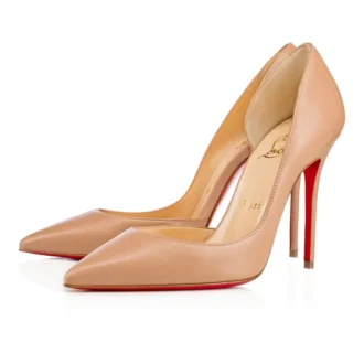 Iriza – 100 mm pumps – nappaläder – Blush – dam