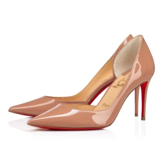 Iriza – 85 mm pumps – lackat kalvskinn – Blush – Dam
