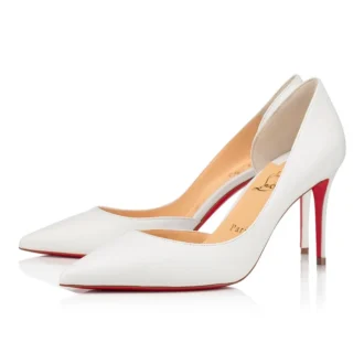 Iriza – 85 mm pumps – nappaläder – Bianco – dam