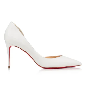 Iriza – 85 mm pumps – nappaläder – Bianco – dam