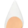 Iriza – 85 mm pumps – nappaläder – Bianco – dam