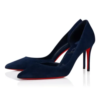 Iriza – 85 mm pumps – Veau Velours – Zaffiro – Dam