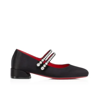 Jane Fille – Ballerinaskor – Kreppsatin – Svart – Barn Jane Fille – Ballerinaskor – Kreppsatin – Svart – Barn