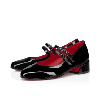 Jane Fille – Ballerinaskor – lackat kalvskinn – svart – barn Jane Fille – Ballerinaskor – lackat kalvskinn – svart – barn